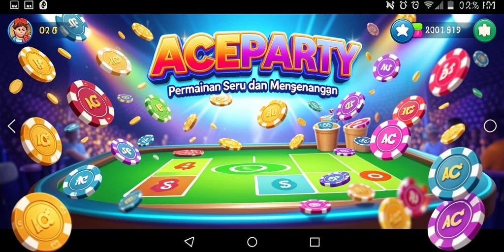 Tampilan gameplay Bingo yang seru di ACEPARTY.