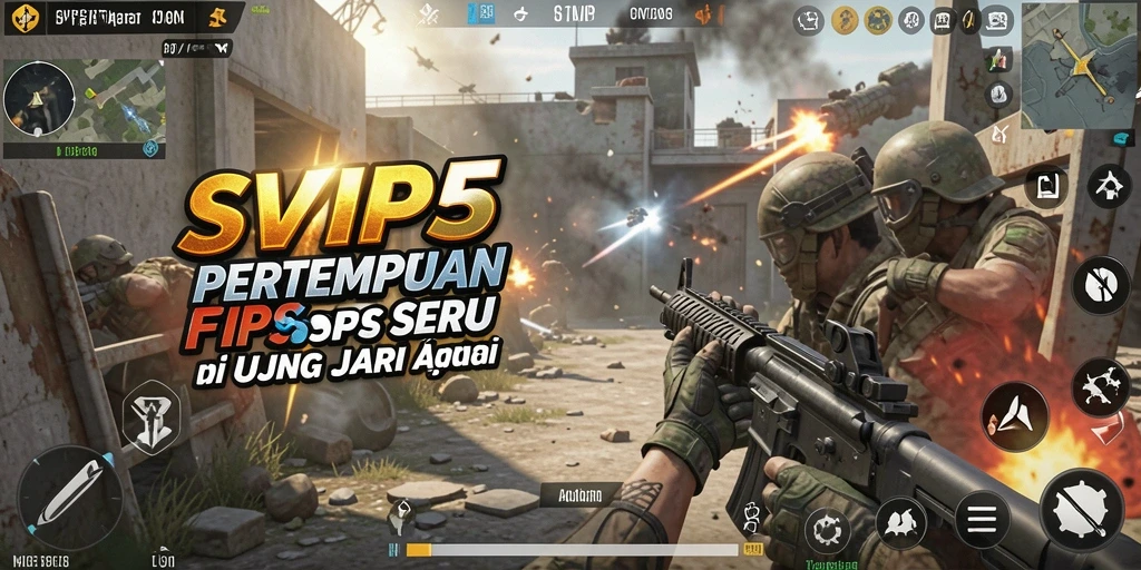 Tampilan aksi seru dalam gameplay SVIP5 yang mendebarkan.