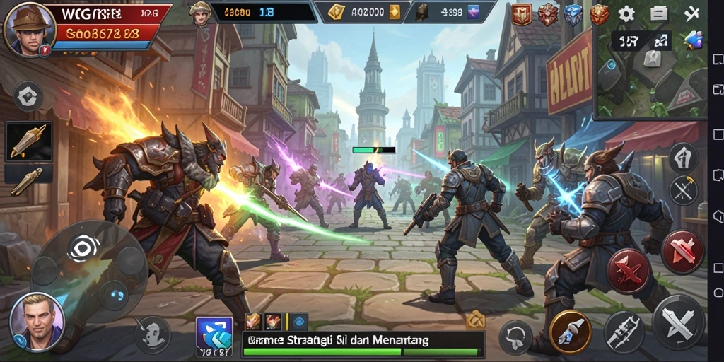 Screenshot gameplay WG87 menampilkan aksi strategi yang mendebarkan.